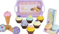 Børn 37658 Legemad & Køkkener>3-2-6 DESSERTSÆT i W/B