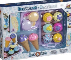 Børn 37658 Legemad & Køkkener>3-2-6 DESSERTSÆT i W/B