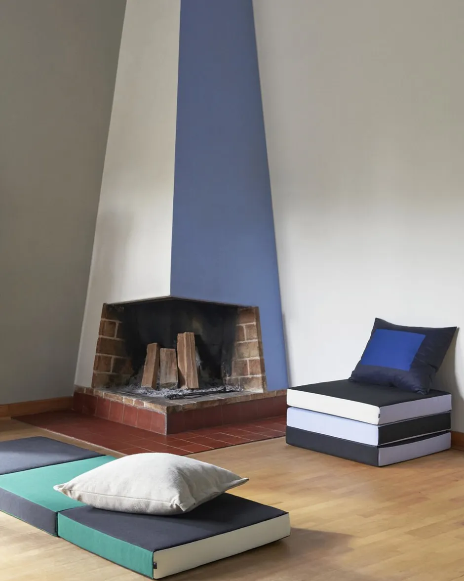 3 Fold Mattress-W70 x L195-Lavender-Hay Outlet