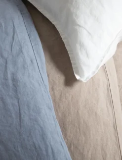 Sale 100% linen White Sengetøj & Lagner