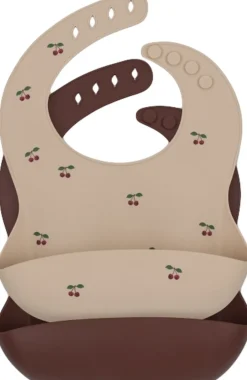 Børn Konges Sløjd Hagesmække>2 PACK SILICONE BIB