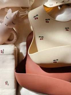 Børn Konges Sløjd Hagesmække>2 PACK SILICONE BIB