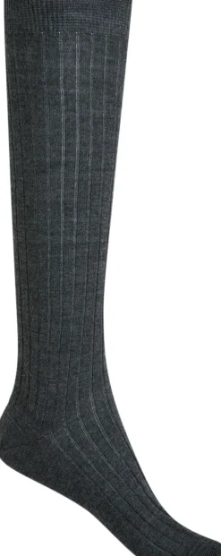 Dame Punto Blanco Uldundertøj|Strømper>100% ribbed wool high socks