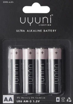 AA Battery, 1,5V, 2300mAh - 4 pack-Uyuni Hot