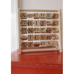 ABC WOODEN BLOCK FRAME-Konges Sløjd Best