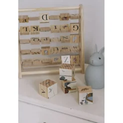 ABC WOODEN BLOCK FRAME-Konges Sløjd Best