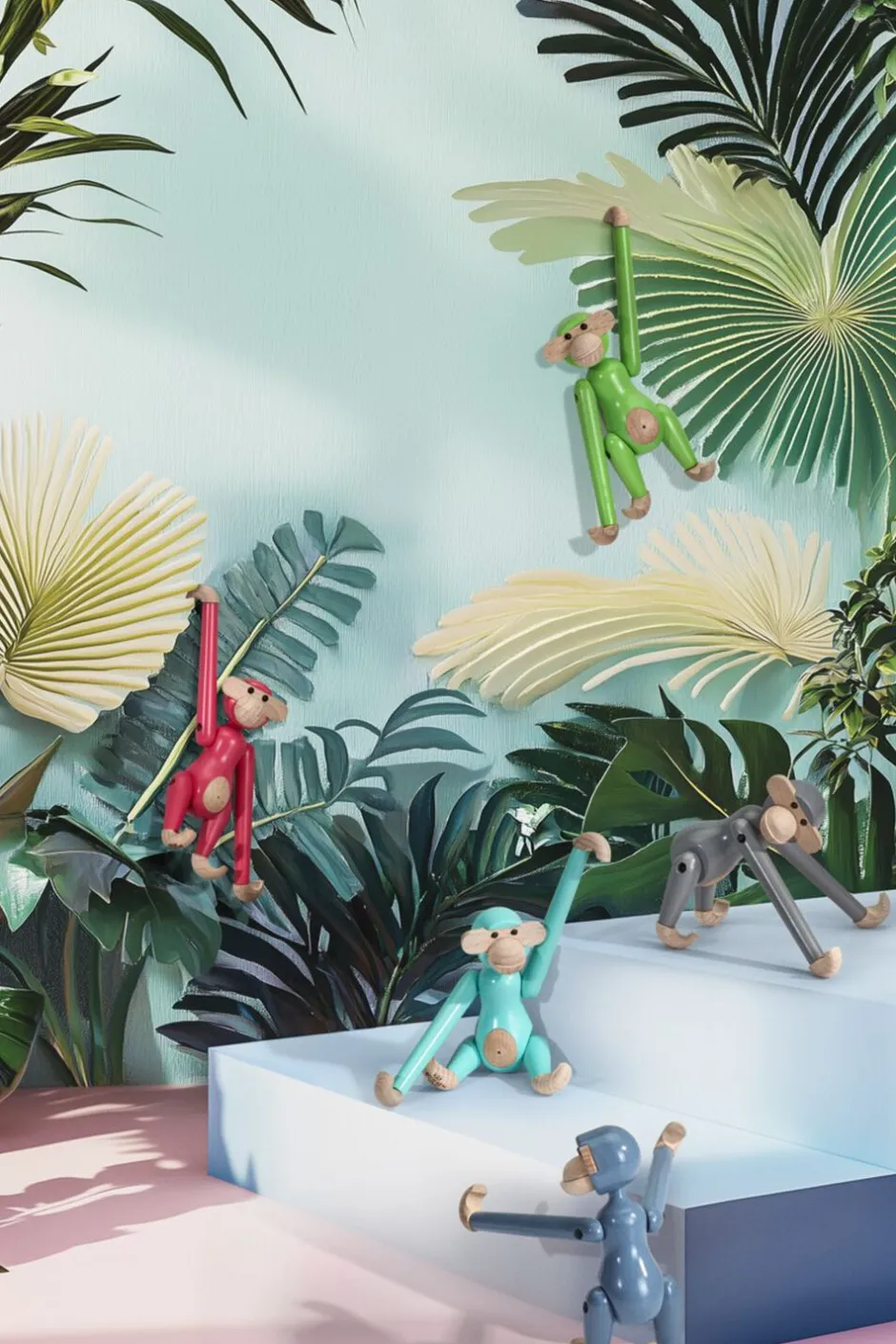 Kay Bojesen Figurer & Skulpturer>Abe mini grå