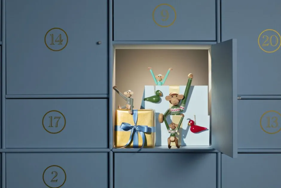 Kay Bojesen Figurer & Skulpturer>Abe mini grå