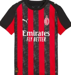 Børn Puma T-Shirts & Toppe>AC Milan 25/26 Hjemmebanetrøje
