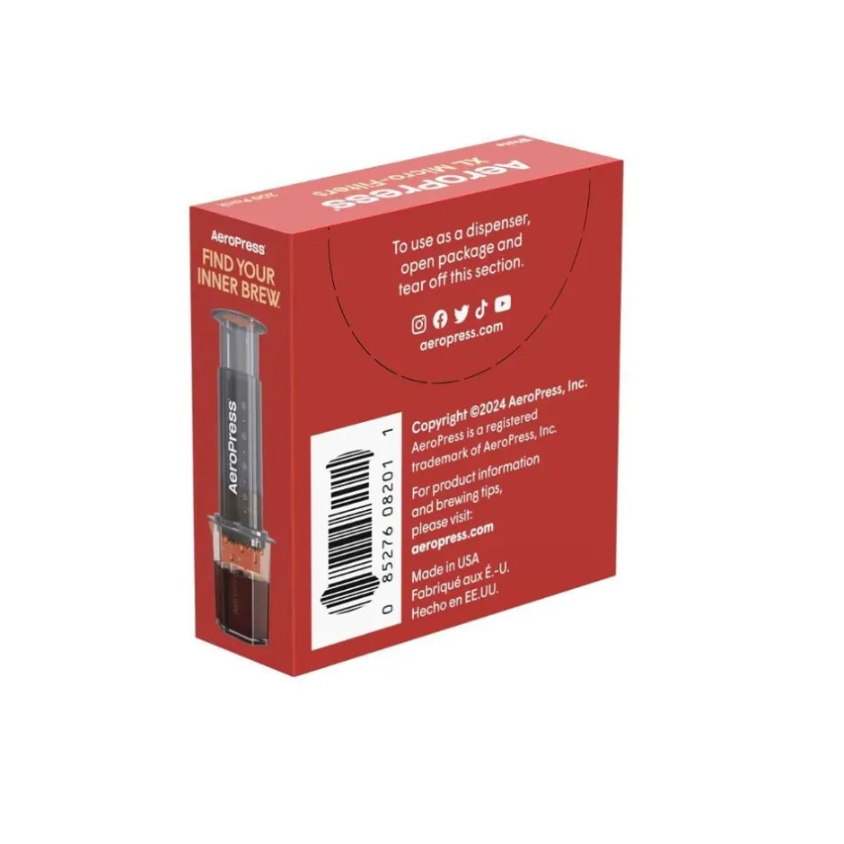 Aeropress Kaffe & Te>XL Micro-Filters 200pcs