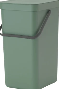 Affaldsspand m/låg sort. kon. 16 lt-Brabantia Online