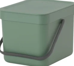 Affaldsspand m/låg sort.kon. 6 ltr.-Brabantia Sale