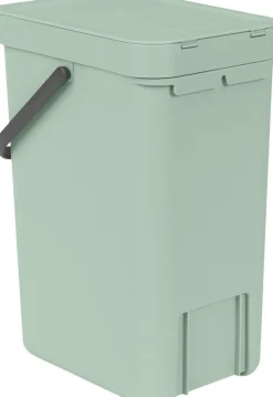 Affaldsspand m/låg sort.kon. 12 ltr-Brabantia Online