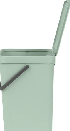Affaldsspand m/låg sort.kon. 12 ltr-Brabantia Online