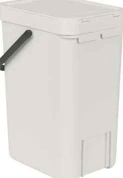 Affaldsspand m/låg sort.kon. 12 ltr-Brabantia Outlet