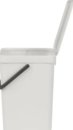 Affaldsspand m/låg sort.kon. 12 ltr-Brabantia Outlet