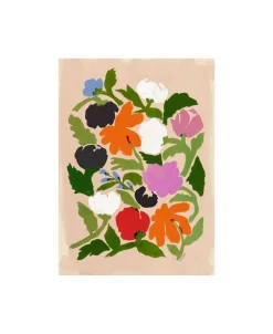 Outlet Affordable Art Prints x Megan Galante - Vibrant Floral Abstract Flower Plakater & Rammer