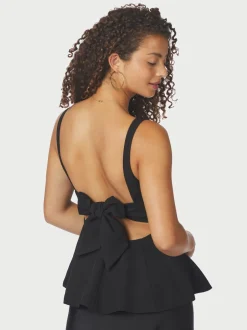 Discount Agape Structure Tie Top Dame T-Shirts & Toppe