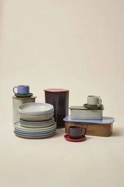 Amare Skrivebordsordner Small Sand/Grøn-Hübsch Discount