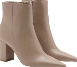 Dame MANGO Snøresko>Ankle boots with block heel