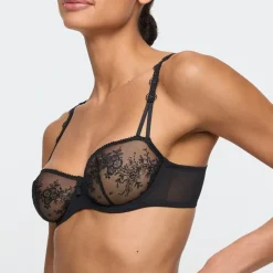 Hot Annaelle balconette bh med lodret søm Dame Sexet Lingeri|Bh'Er