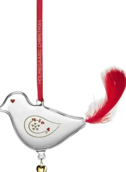 Outlet Ann-Sofi Romme Årets julefugl 2025 lille klar Juletræspynt