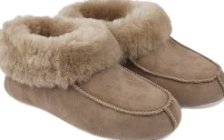 Dame Lovelies Hjemmesko>API - DOUBLE FACED SHEARLING HIGH SLIPPERS