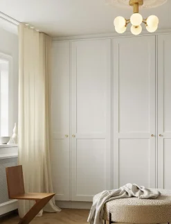 Sale Apiales 6 Ceiling, brushed brass / opal Loftlamper