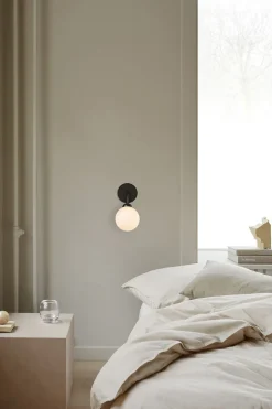 Apiales Wall, satin black / opal-Nuura Outlet