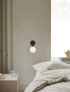 Apiales Wall, satin black / opal-Nuura Outlet