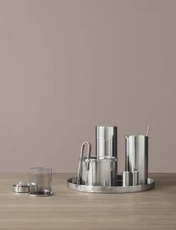 Stelton Tilbehør Til Bordet>Arne Jacobsen serveringsbakke Ø 33,5 cm steel