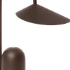 Ferm Living Bordlamper|Trådløse Lamper>Arum Portable Lamp - Dark Chocolate