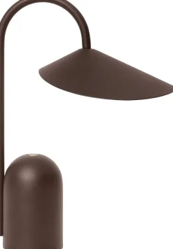 Ferm Living Bordlamper|Trådløse Lamper>Arum Portable Lamp - Dark Chocolate