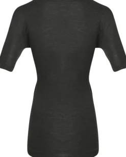 W Wool T-shirt, Pine-Asivik Best