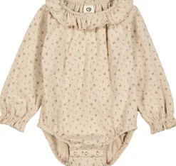 Børn Müsli by Green Cotton Bodies>Aster frill collar l/s body