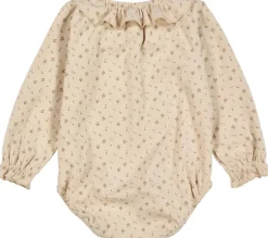 Børn Müsli by Green Cotton Bodies>Aster frill collar l/s body