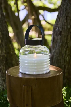 Clearance Aston Solar Krukke, Ø20xH20cm, Sort/Brun Lanterner