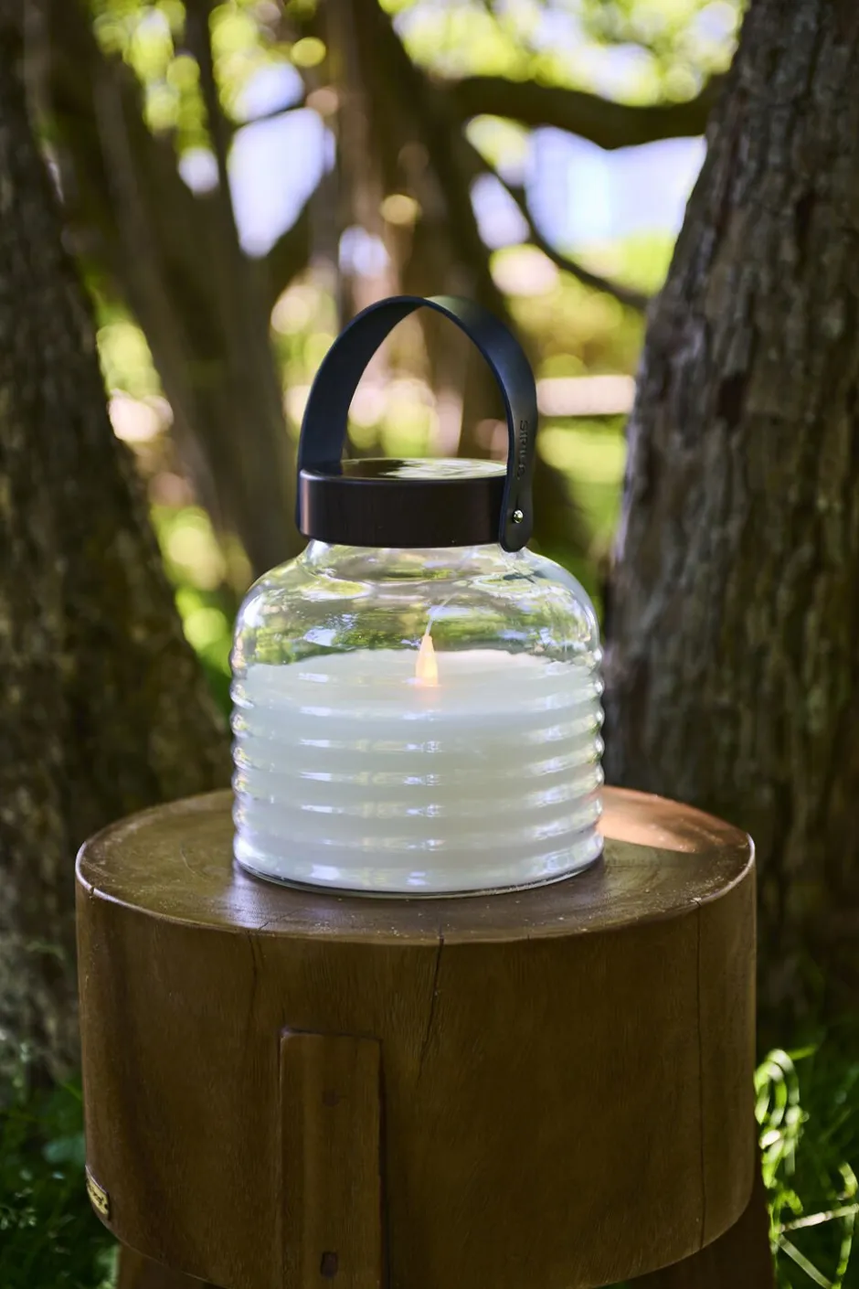 Clearance Aston Solar Krukke, Ø20xH20cm, Sort/Brun Lanterner