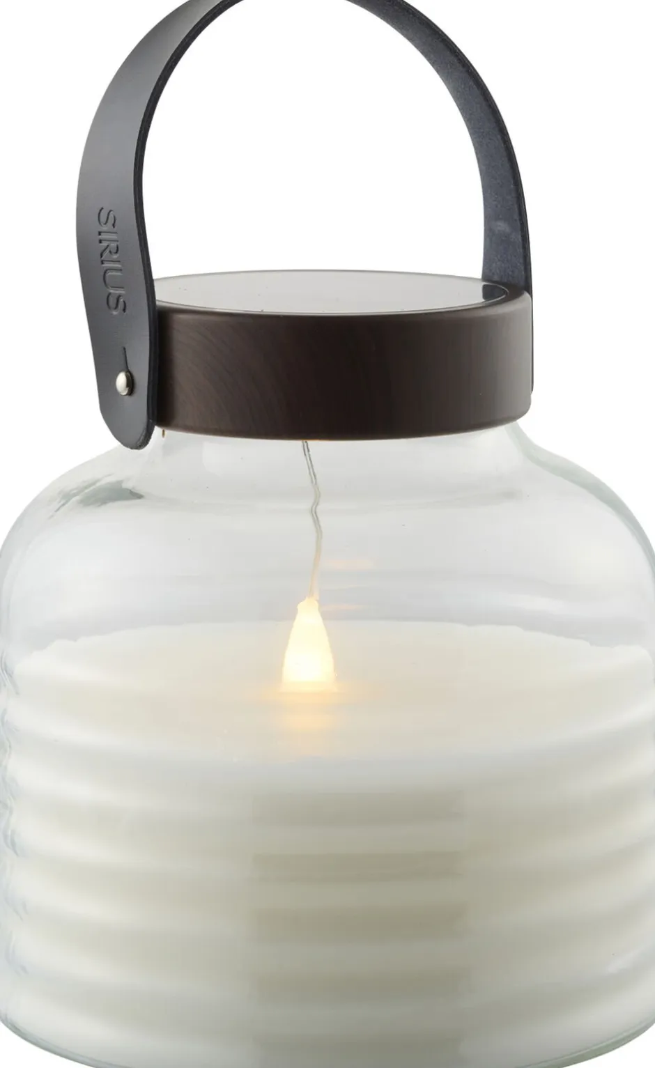 Clearance Aston Solar Krukke, Ø20xH20cm, Sort/Brun Lanterner