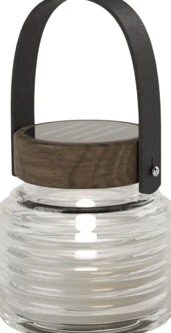 Hot Aston Solar Krukke, Ø12xH12cm, Sort/Brun Trådløse Lamper