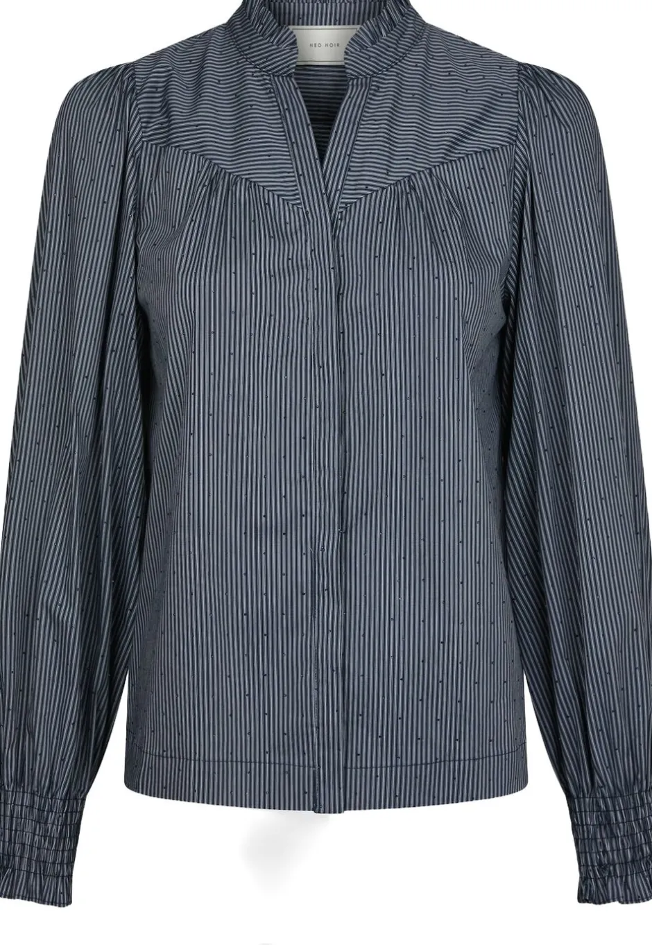 Dame Neo Noir Bluser & Skjorter>Astrida Stripe Stone Blouse