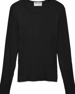 Clearance AWIRWINA LS O-NECK TOP NOOS Dame T-Shirts & Toppe