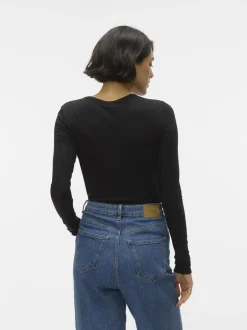 Clearance AWIRWINA LS O-NECK TOP NOOS Dame T-Shirts & Toppe