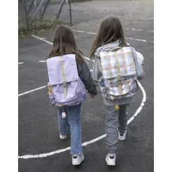 Backpack - Large - Cottage Blue Checks-Fabelab Best