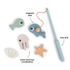 New Bade- og fiskelegetøj Sea friends Børn Babylegetøj