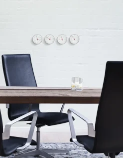 Bankers Vægur, Ø 12 cm-Arne Jacobsen Clocks Online