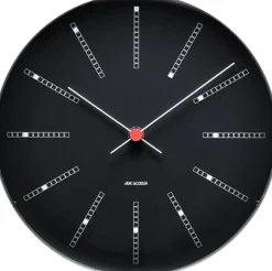 Bankers Vægur Ø21 sort-Arne Jacobsen Clocks New