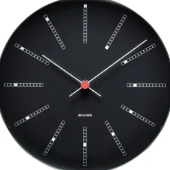 Bankers Vægur Ø29 sort-Arne Jacobsen Clocks Best