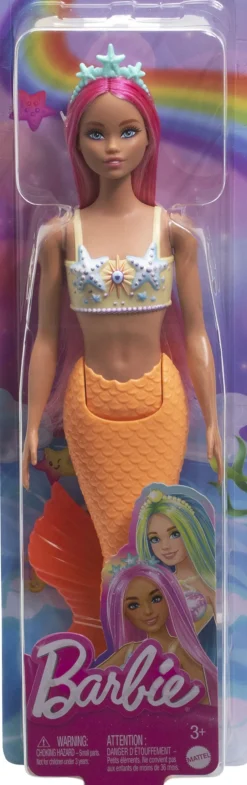 Børn Barbie Dukker & Tilbehør>Mermaid Pink