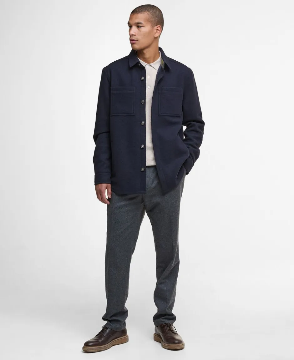Marlow Tailored Wool Blend Overshirt-Barbour Online